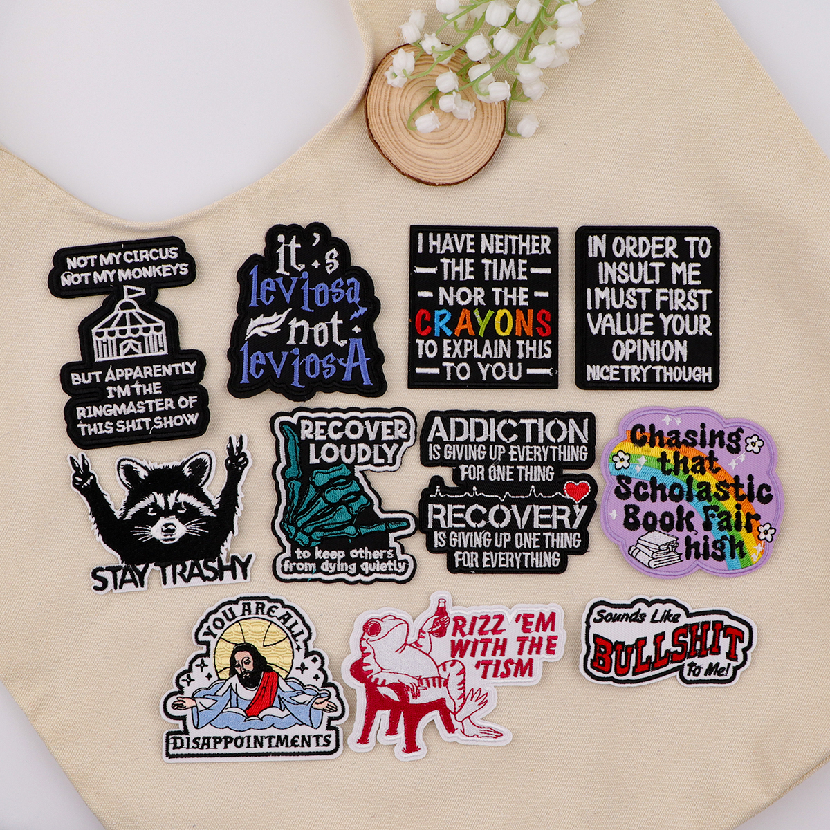 Men'S Fashion Quotes - Quotes Patches On Clothes Funny Frog