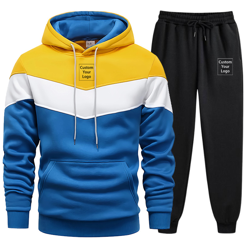 Men'S Fashion Designer - Customize Your Logo Print Hoodie Sweatpants