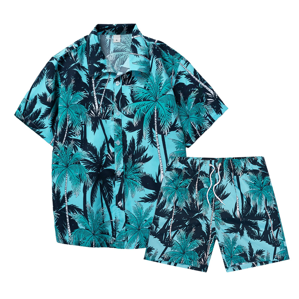 Men'S Fashion Course - Hawaiian Coconut Tree 3D Print Men