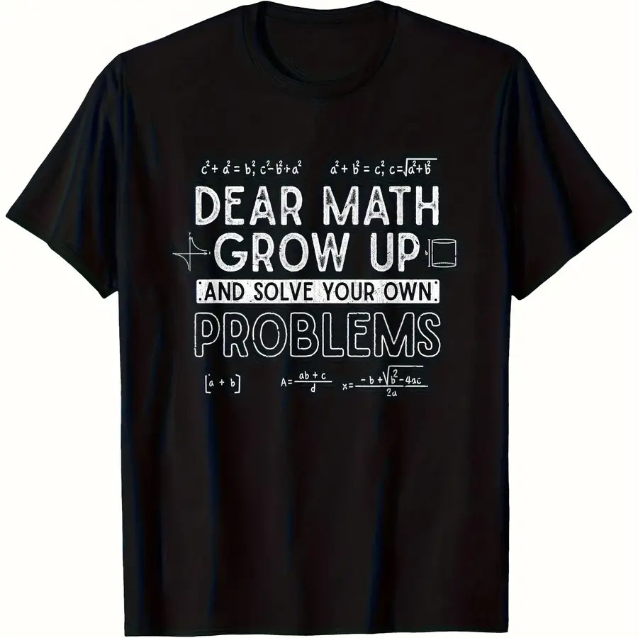 Men'S Fashion Quotes - 【New Arrival】Funny Math Teacher T-Shirt -