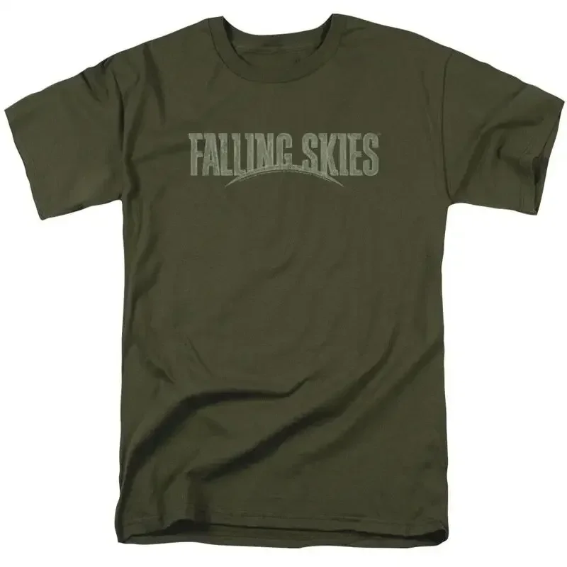 Military Shirt Men - Falling Skies Distressed Logo T Shirt