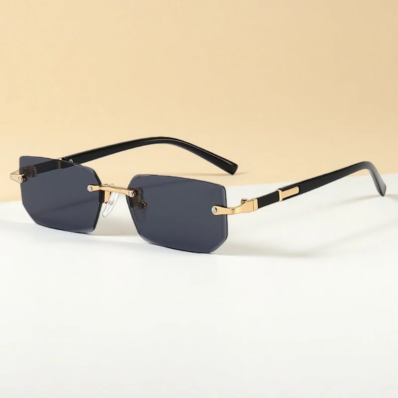 Men'S Fashion Glasses - Fashion Rimless Sunglasses Men Women Populare