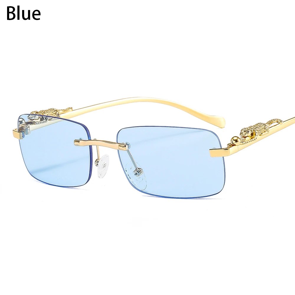 Men'S Fashion Glasses - Rimless Small Square Sunglasses Women Men
