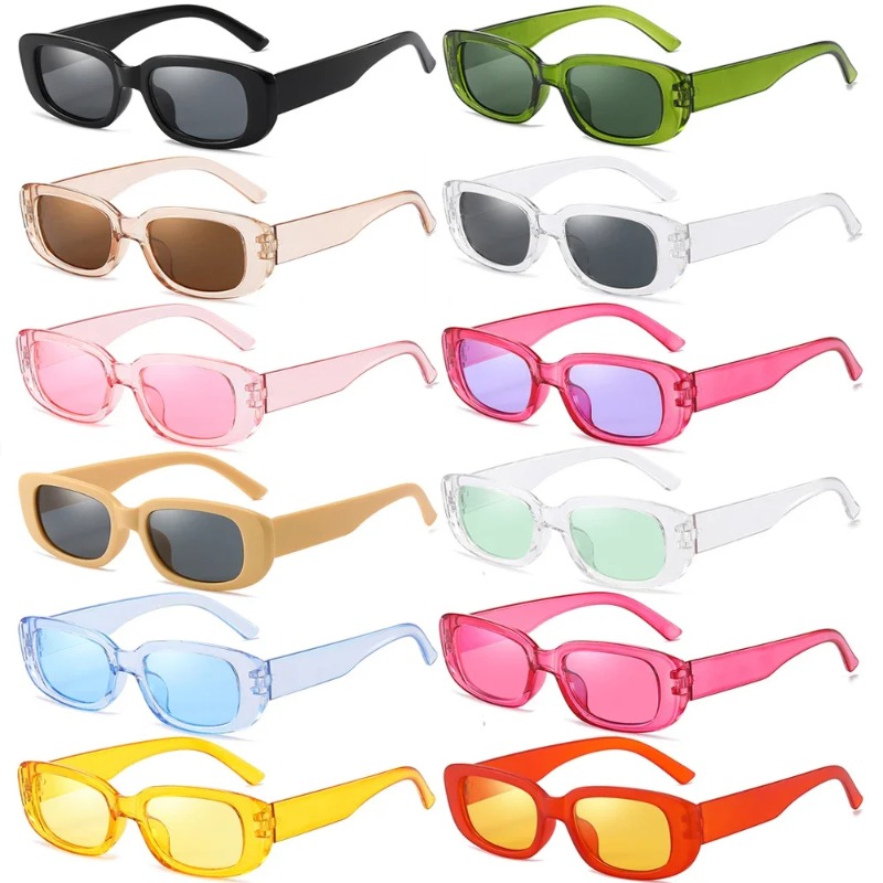 Men'S Fashion Glasses - Women Men Steampunk Rectangle Frame Sunglasses