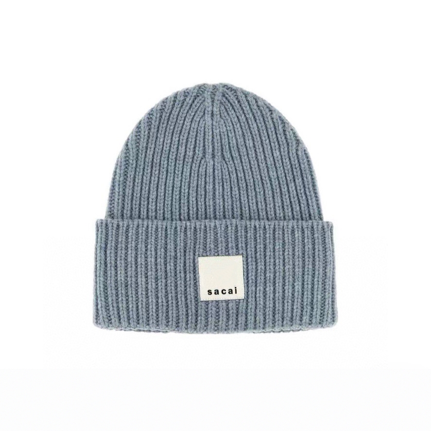 Beanie Winter Hat - Vuu Sacai Collaborative Patchwork Embroidered Color