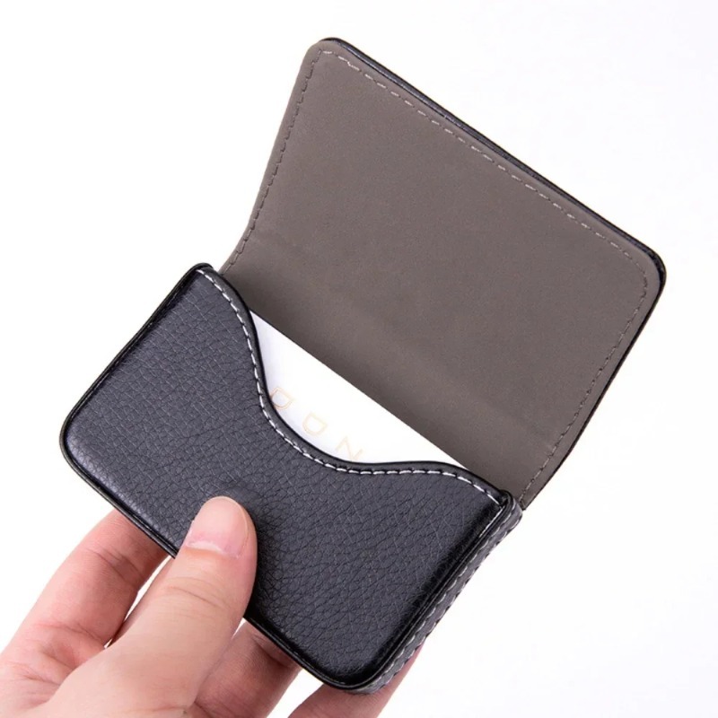 Fashion Sized Stitched PU Leat - Men'S Fashion Visiting Card 리뷰 및 가격
