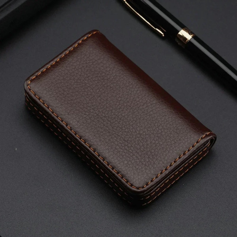 Fashion Sized Stitched PU Leat - Men'S Fashion Visiting Card 리뷰 및 가격