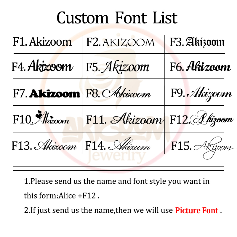 Akizoom Custom Name Zircon Let - Men Fashion Kids 리뷰 및 가격