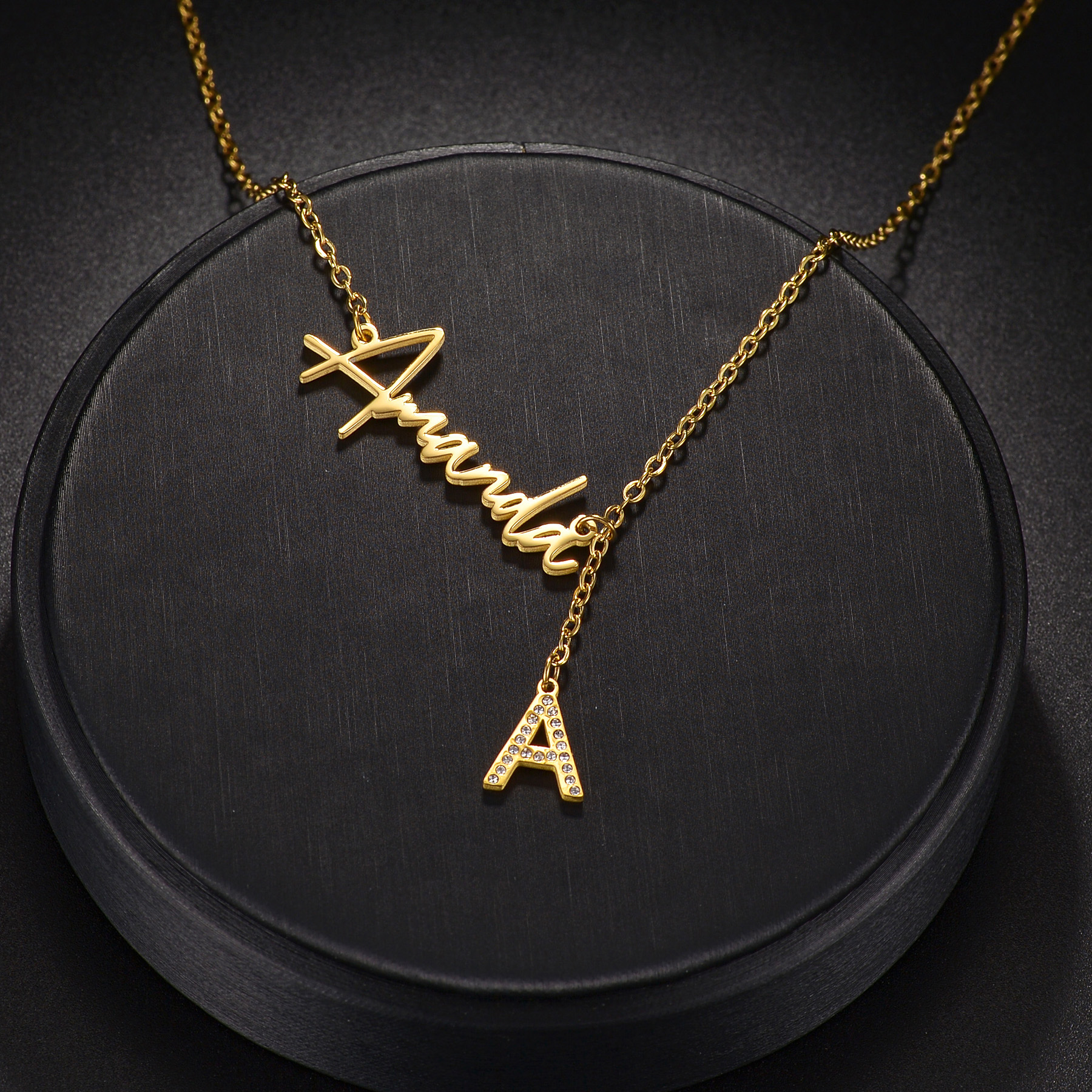 Akizoom Custom Name Zircon Let - Men Fashion Kids 리뷰 및 가격