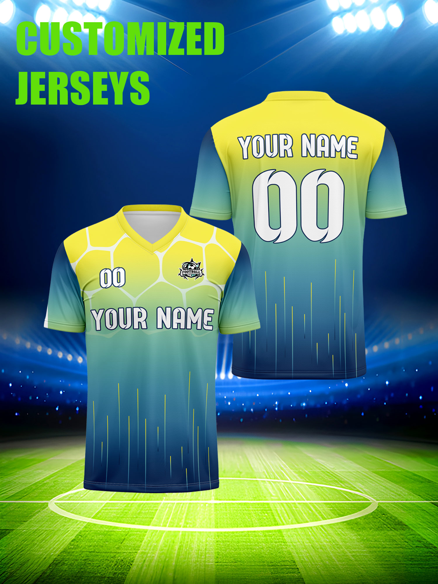 Custom Soccer Jersey With Cust - Mens Fashion Modern 리뷰 및 가격