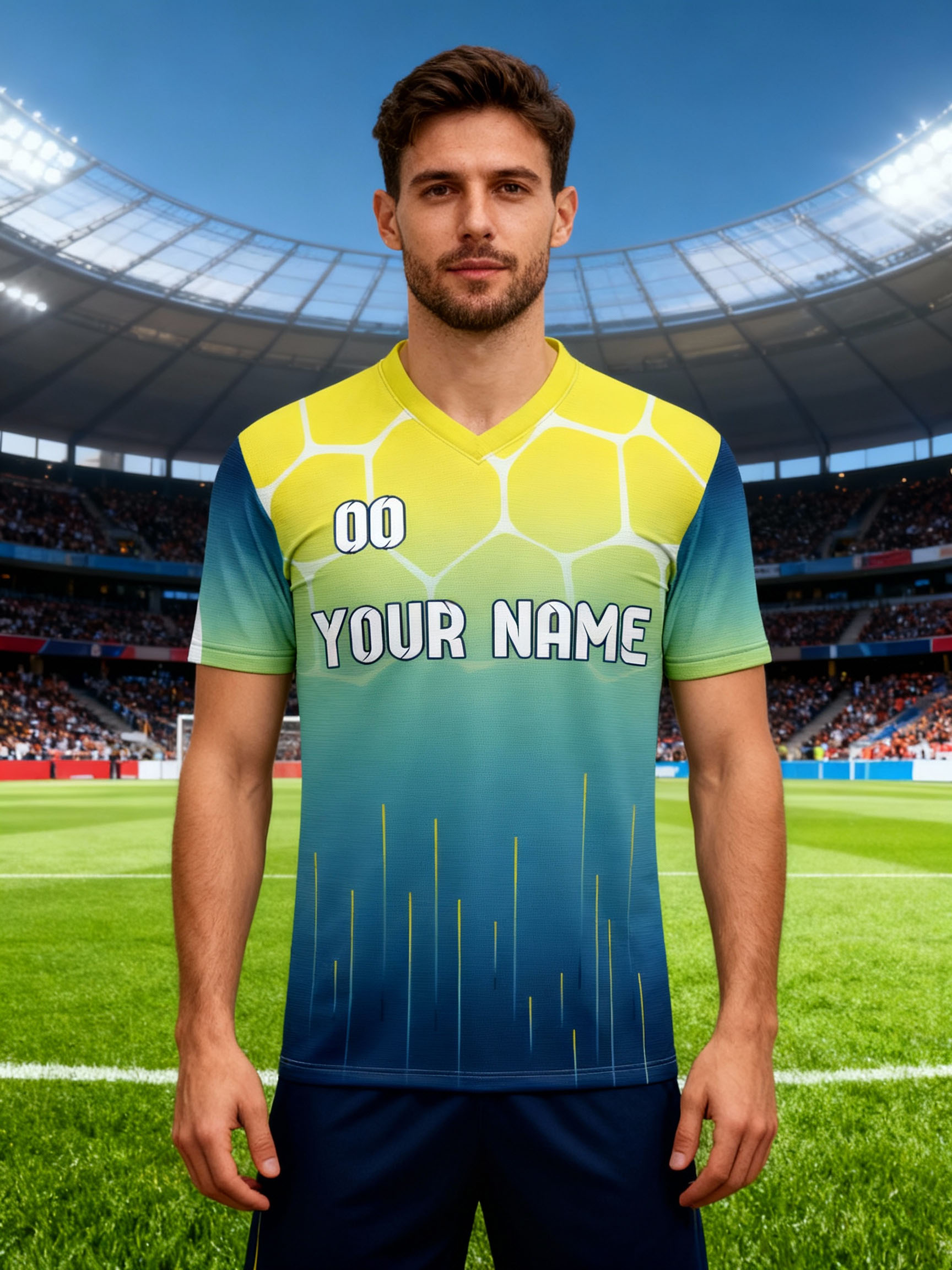 Custom Soccer Jersey With Cust - Mens Fashion Modern 리뷰 및 가격