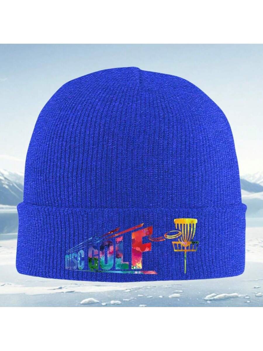 Colorful Disc Golf Knitted Bea - Beanie Winter Hat 리뷰 및 가격