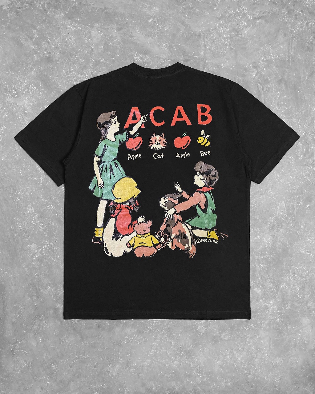 Retro style blue cartoon ACAB  - Mens Fashion Style Images 리뷰 및 가격