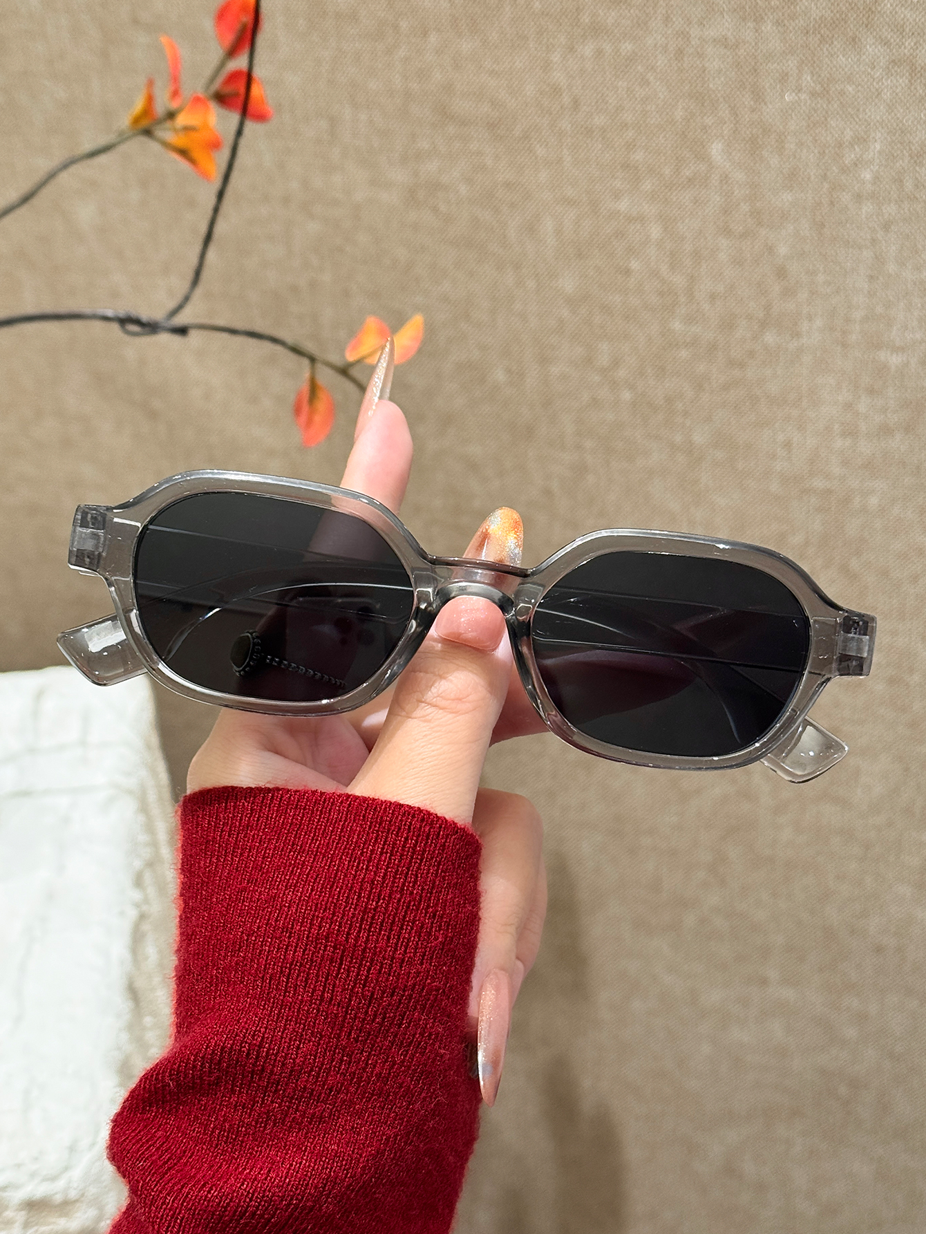 1Pc Retro Simple Oval Frame Fa - Men Fashion Photography 리뷰 및 가격