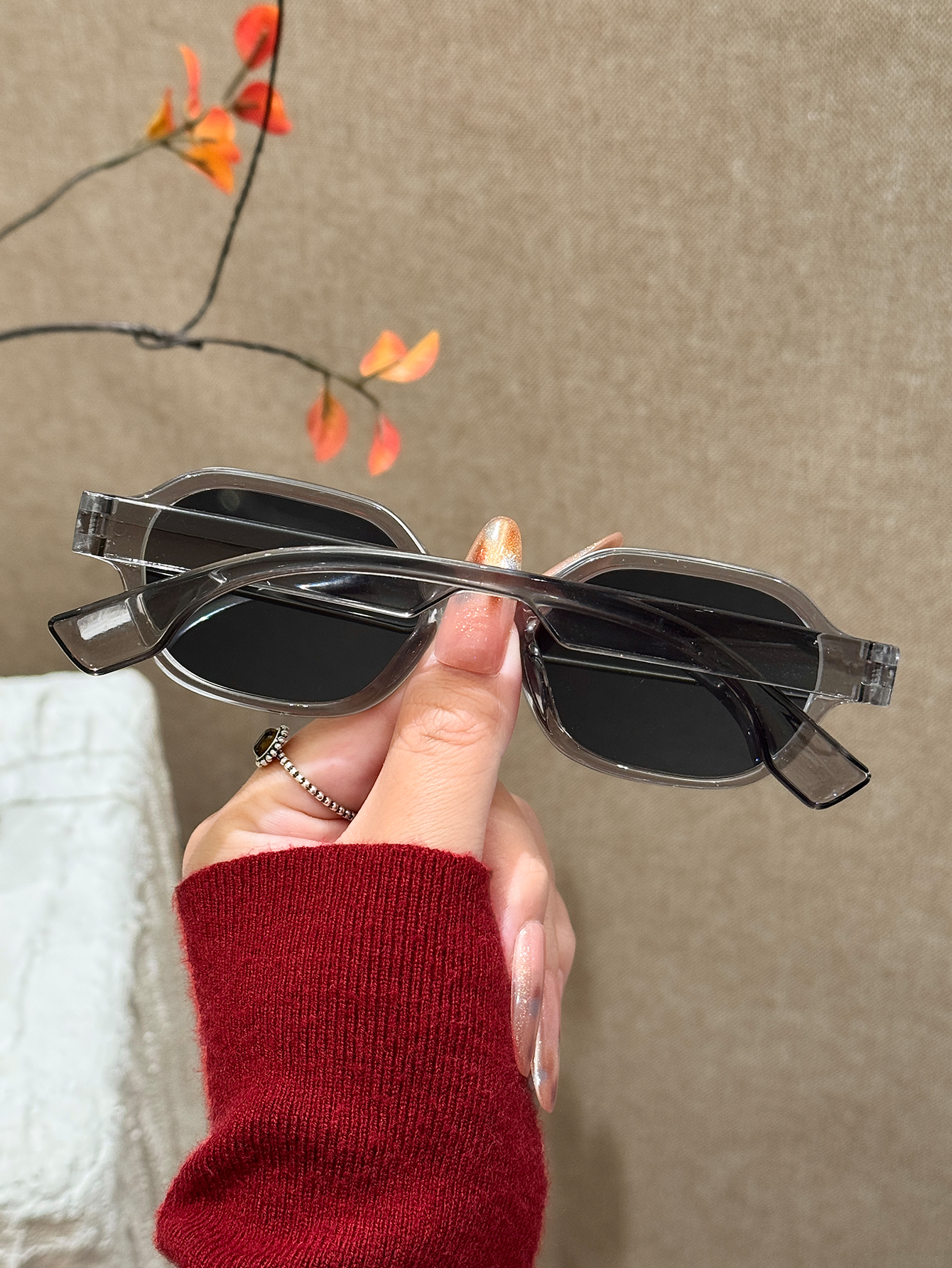 1Pc Retro Simple Oval Frame Fa - Men Fashion Photography 리뷰 및 가격