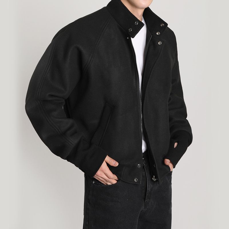 Wool Blend Jacket Man High Qua - Mens Fashion Style Images 리뷰 및 가격
