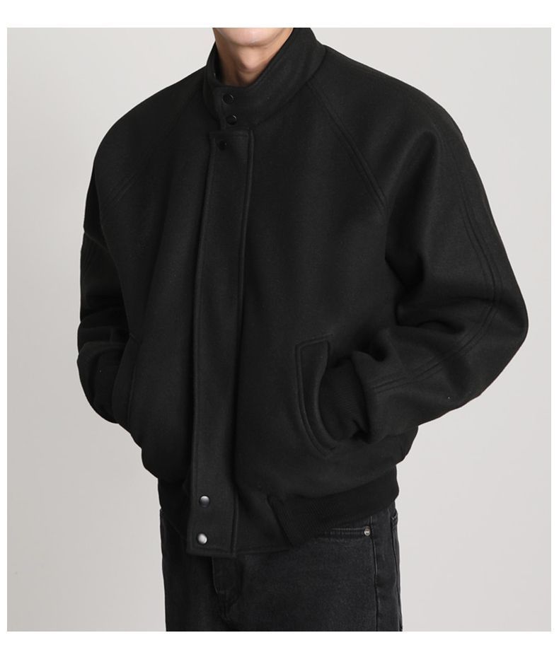 Wool Blend Jacket Man High Qua - Mens Fashion Style Images 리뷰 및 가격