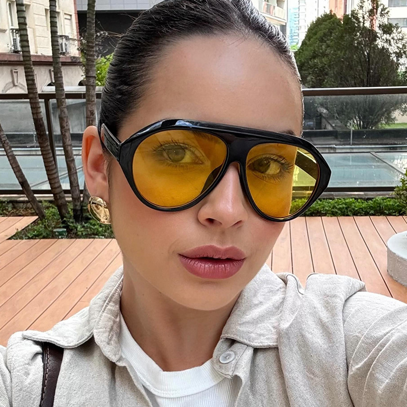 Fashion Oversized Pilot Sungla - Men'S Fashion Glasses 리뷰 및 가격