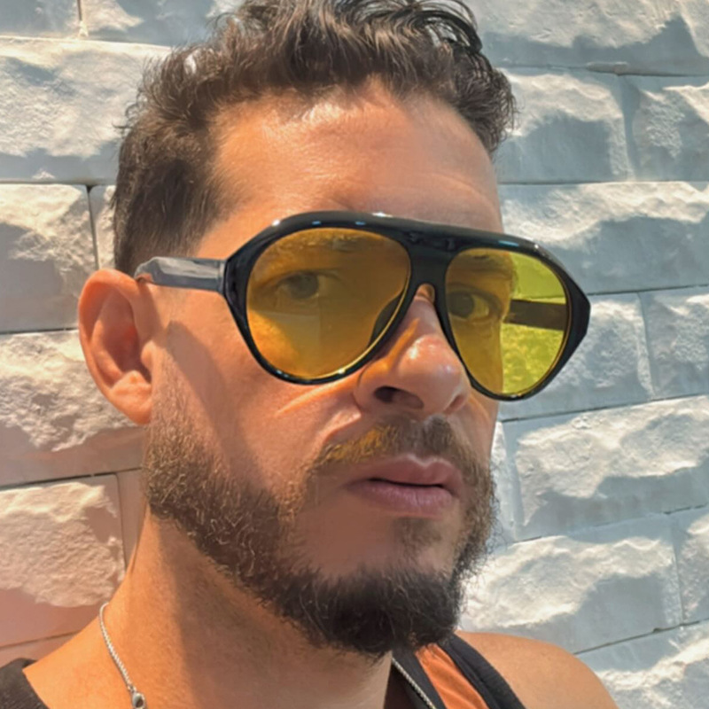 Fashion Oversized Pilot Sungla - Men'S Fashion Glasses 리뷰 및 가격