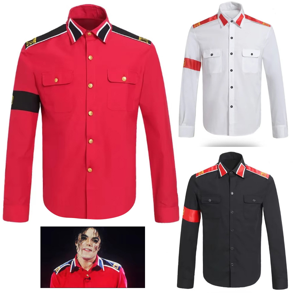 Michael Jackson Anti-War Milit - Military Shirt Men 리뷰 및 가격