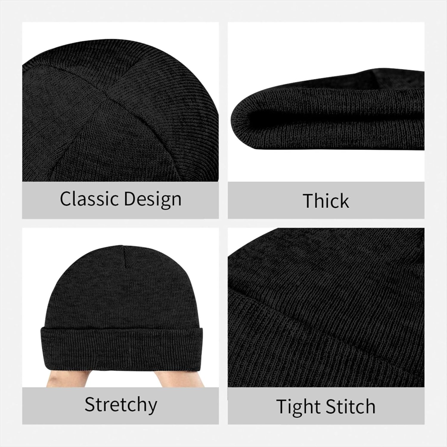 Beanie for Men, Stretchable Kn - Beanie Winter Hat 리뷰 및 가격