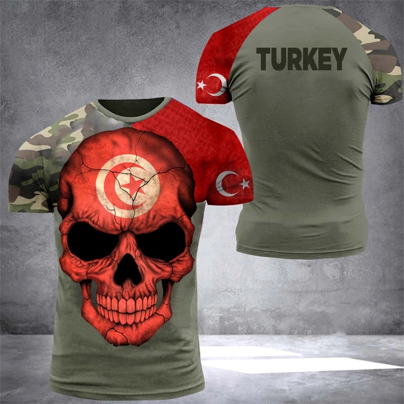 Turkish Flag Camouflage 3d Pri - Military Shirt Men 리뷰 및 가격