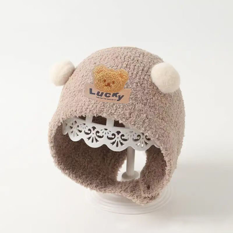 Cute Bear Baby Ear Protection  - Beanie Winter Hat 리뷰 및 가격