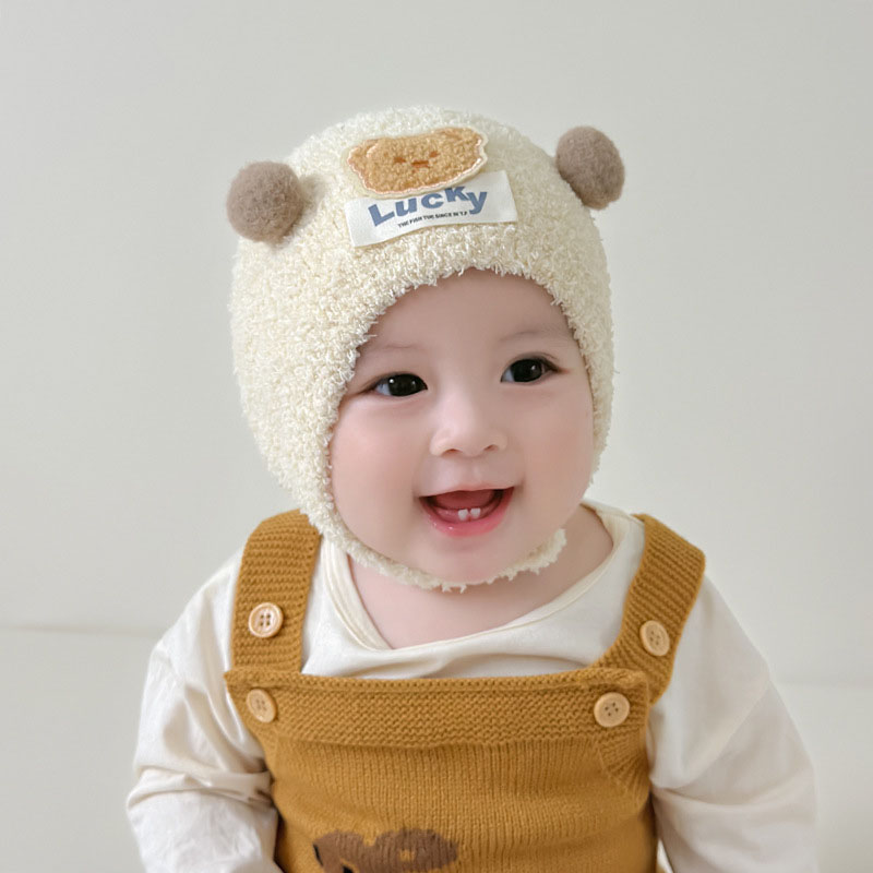 Cute Bear Baby Ear Protection  - Beanie Winter Hat 리뷰 및 가격