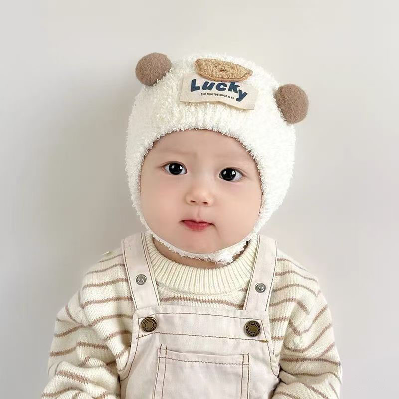 Cute Bear Baby Ear Protection  - Beanie Winter Hat 리뷰 및 가격