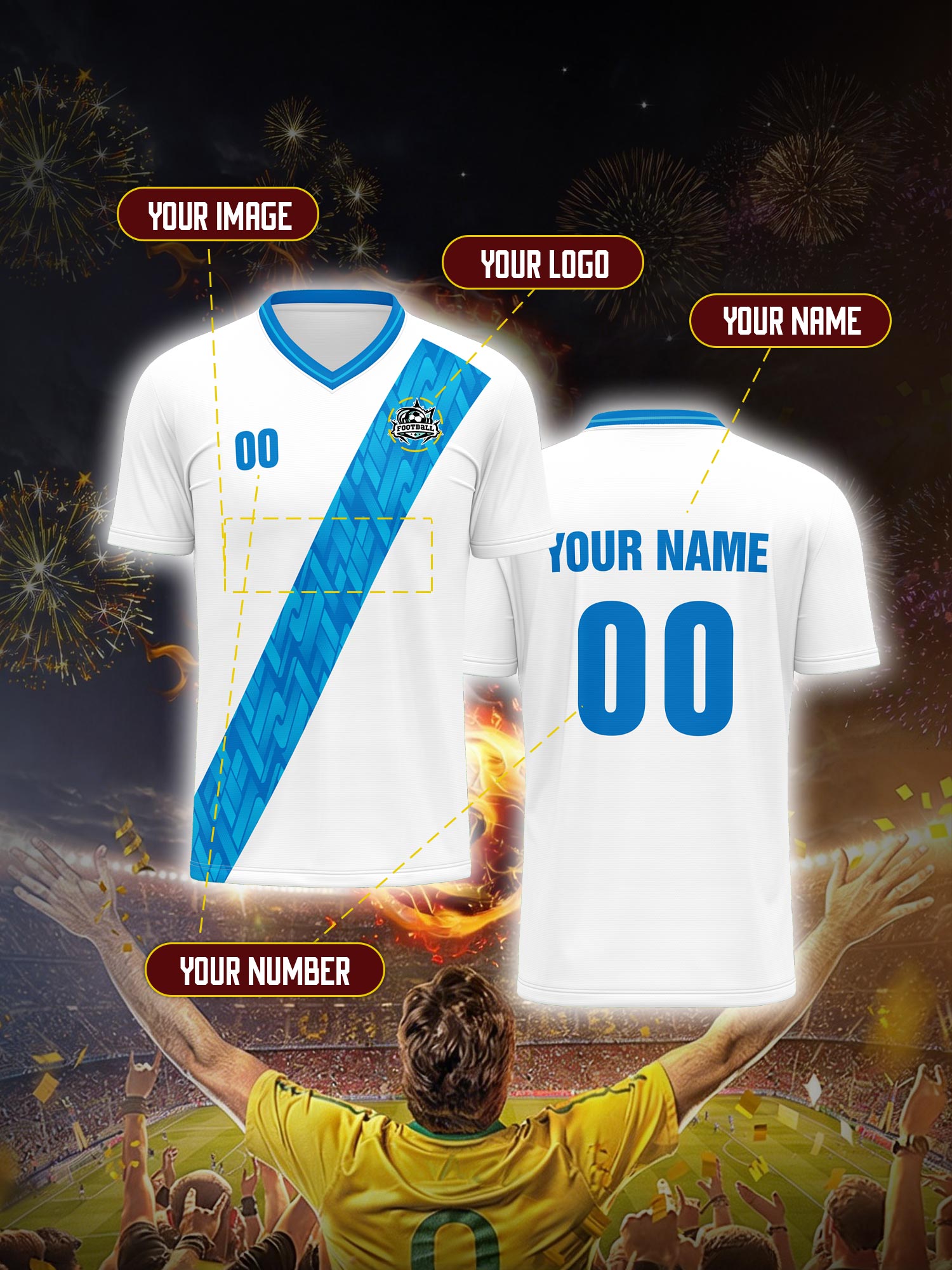 Custom Soccer Jersey With Cust - Mens Fashion Modern 리뷰 및 가격