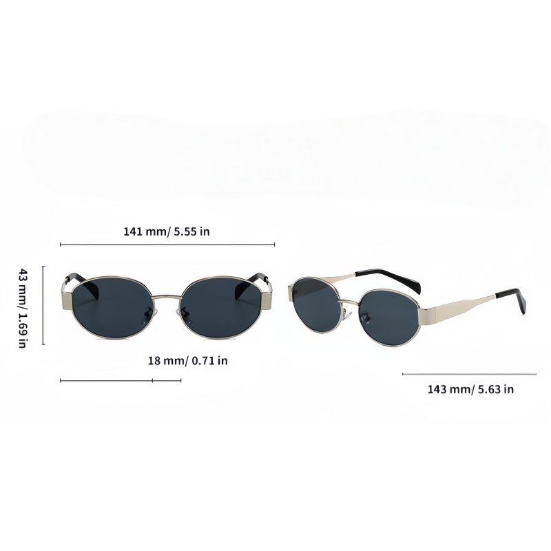Retro Metal Round Frame Sungla - Men Fashion Photography 리뷰 및 가격