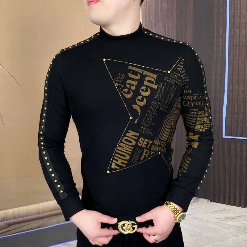 New long-sleeved tops for fash - Men'S Fashion Course 리뷰 및 가격