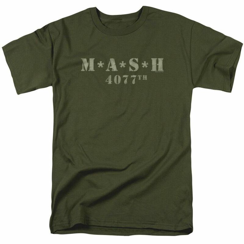 Mash Distressed Logo T Shirt M - Military Shirt Men 리뷰 및 가격