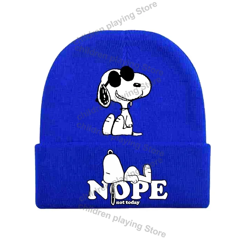 Snoopys Knitted Hats Outdoor K - Beanie Winter Hat 리뷰 및 가격