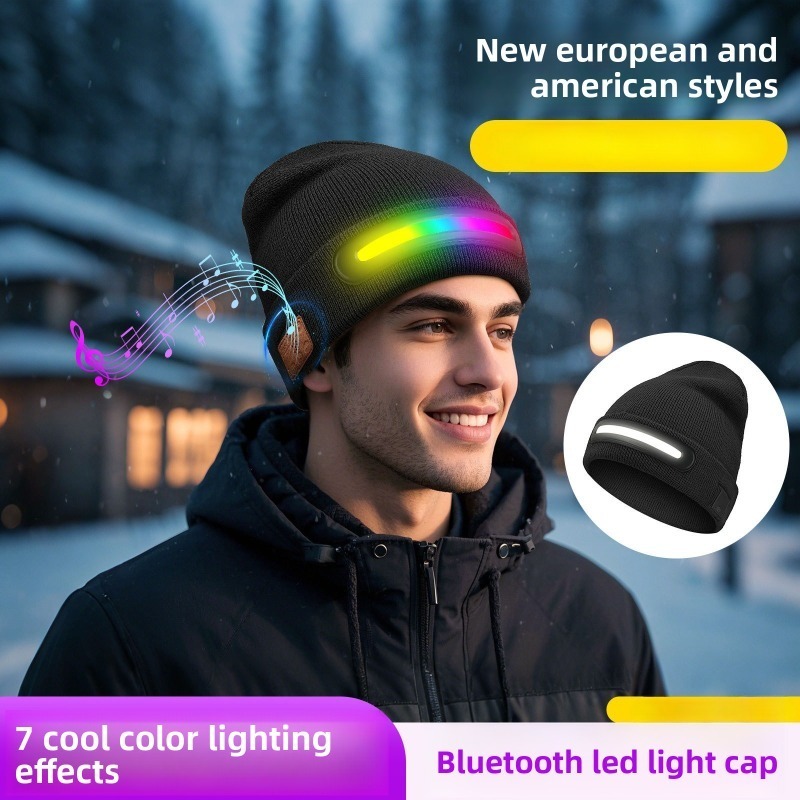 Christmas LED Light Up Bluetoo - Beanie Winter Hat 리뷰 및 가격