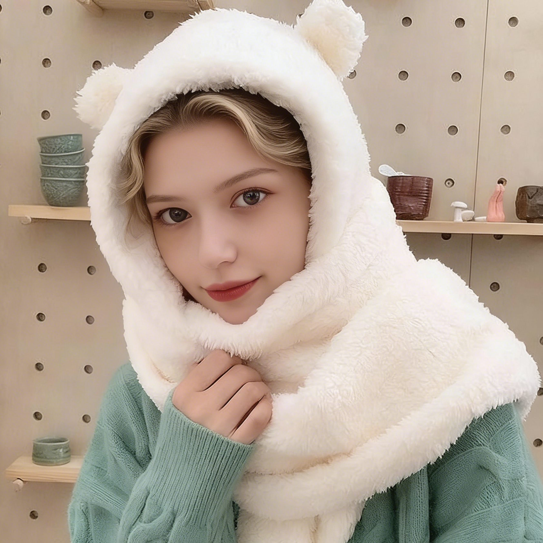 2Pcs Fashion Winter Women Nove - Beanie Winter Hat 리뷰 및 가격