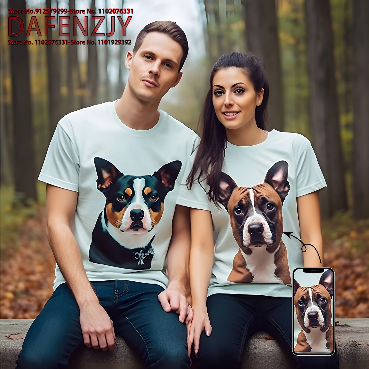 Custom Funny Pet Photo 3D All  - Men Fashion Kids 리뷰 및 가격