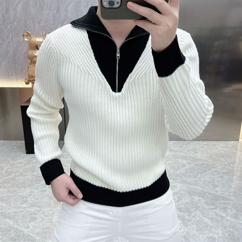 Men Korean Fashion Black White - Mens Fashion Mullet 리뷰 및 가격
