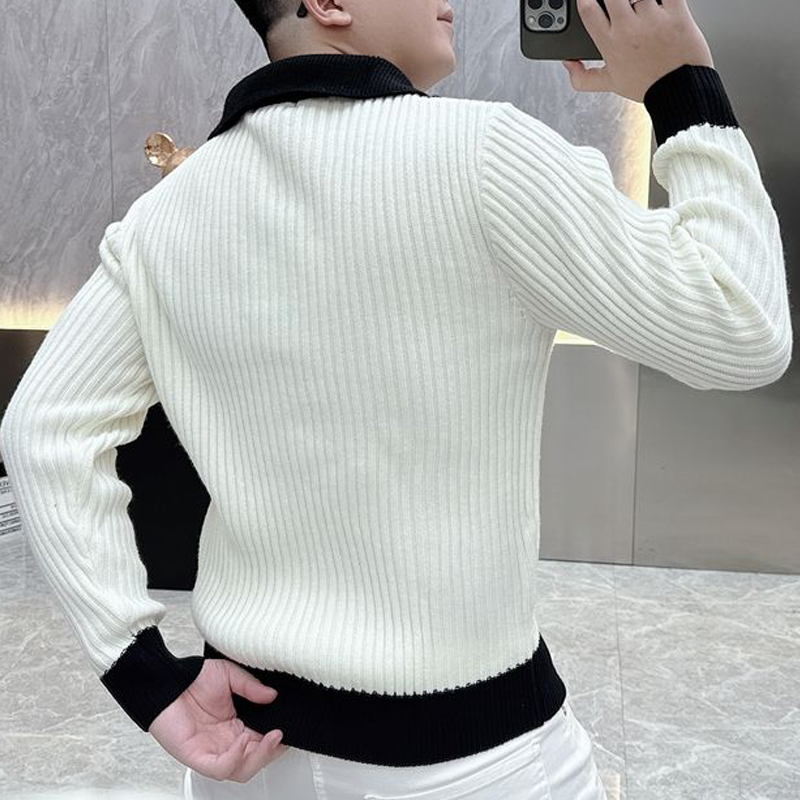 Men Korean Fashion Black White - Mens Fashion Mullet 리뷰 및 가격