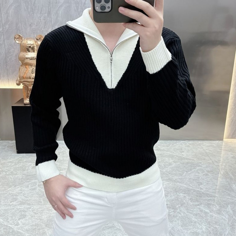 Men Korean Fashion Black White - Mens Fashion Mullet 리뷰 및 가격