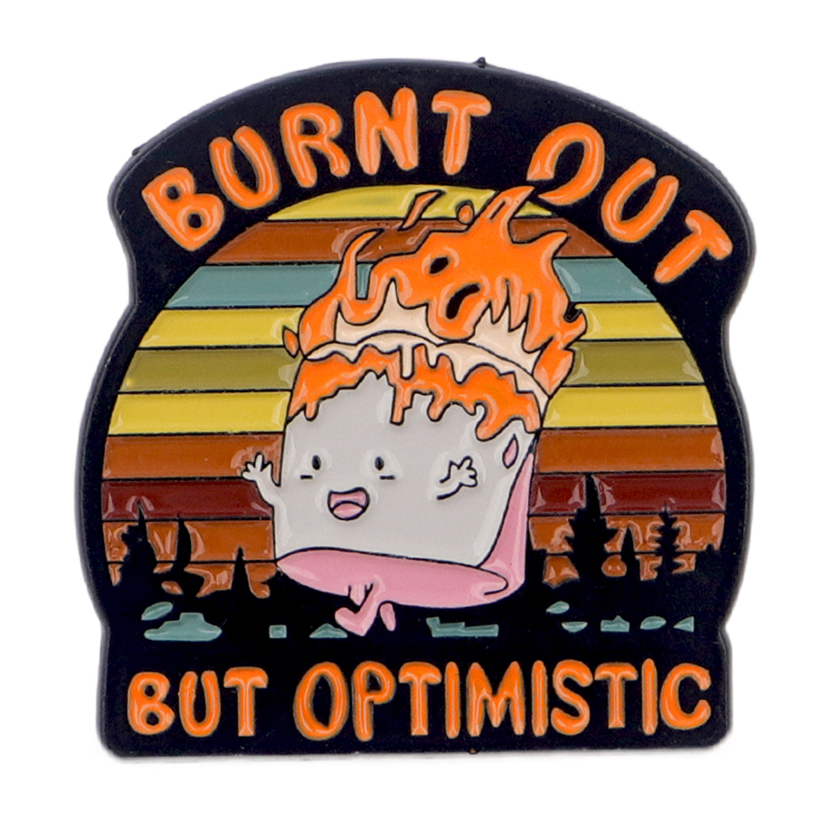 Fire Badges Enamel Pin Brooche - Men'S Fashion Quotes 리뷰 및 가격