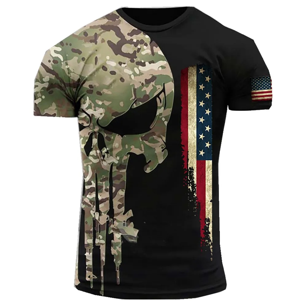 Summer New Military Printed Me - Military Shirt Men 리뷰 및 가격