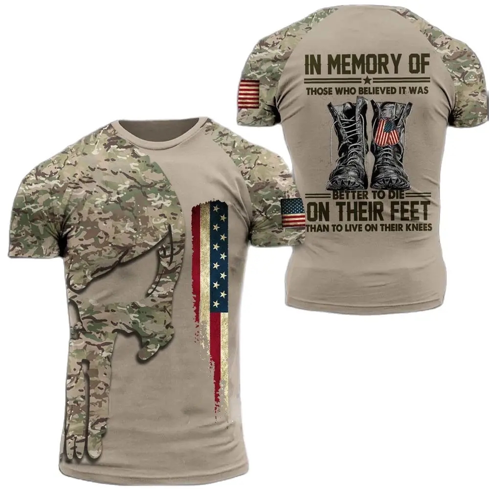 Summer New Military Printed Me - Military Shirt Men 리뷰 및 가격