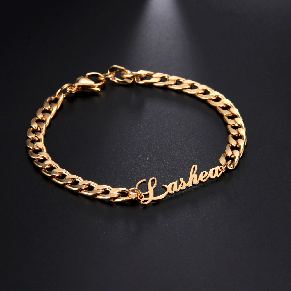 Cuban Chain Custom Name Bracel - Mens Fashion Trends 2026 리뷰 및 가격