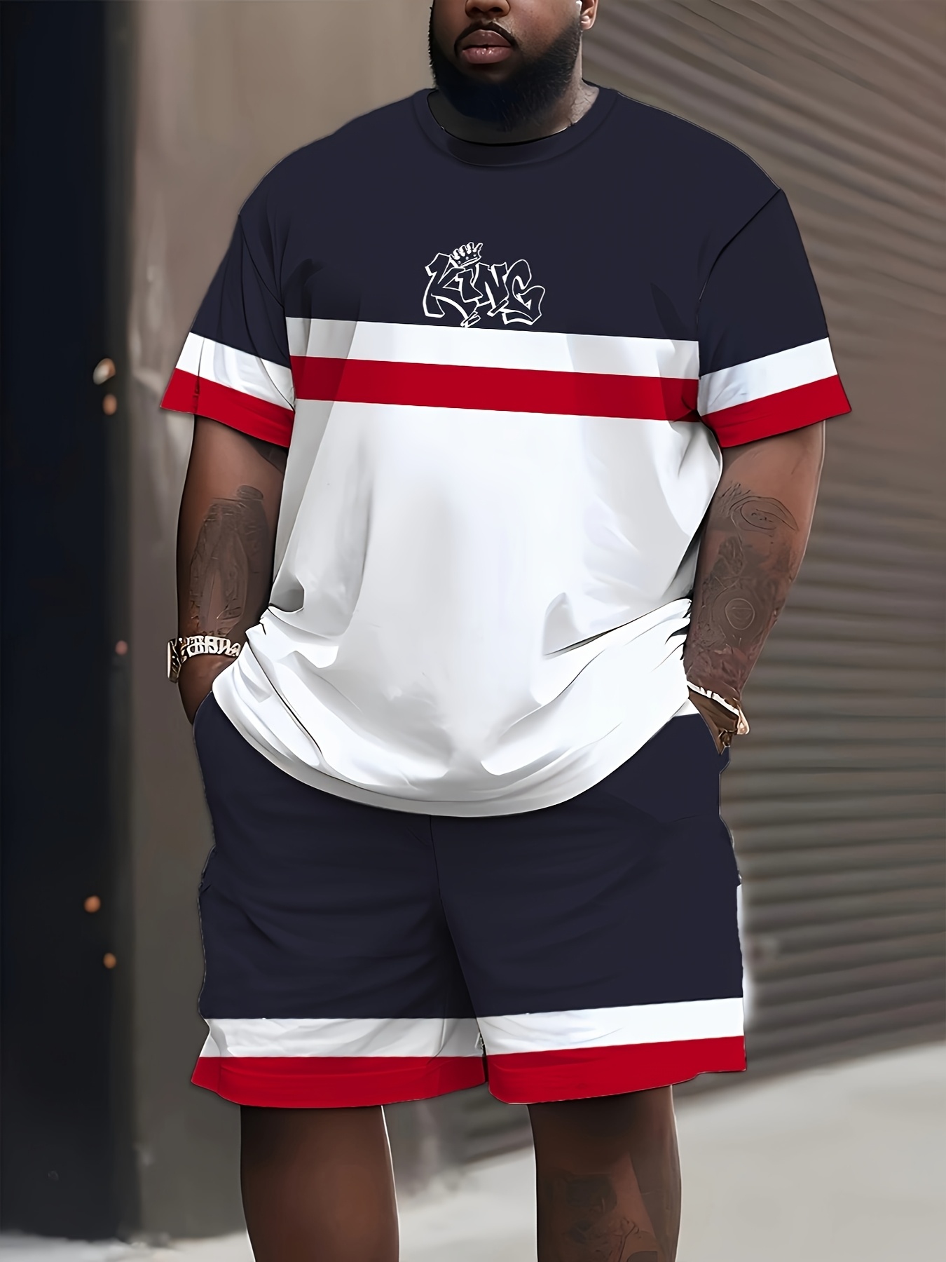 New Plus Size Men's T-shirt An - Men'S Fashion Course 리뷰 및 가격