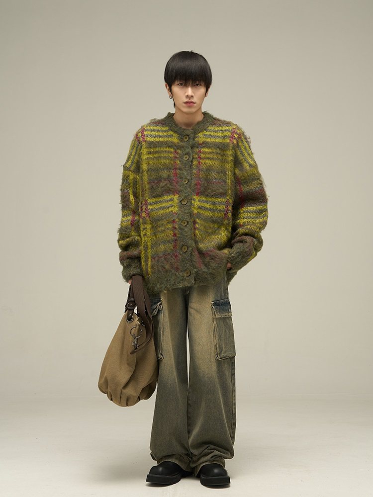 Fur Collar Pullovers Blancos M - Mens Fashion Style Images 리뷰 및 가격