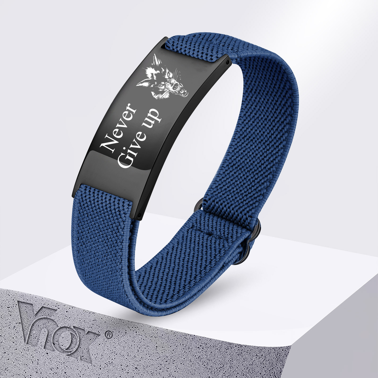 Vnox Customized Elastic Strap  - Men'S Fashion Quotes 리뷰 및 가격