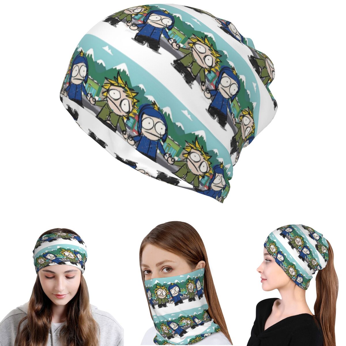 Craig X Tweek Bandana Neck Gai - Beanie Winter Hat 리뷰 및 가격