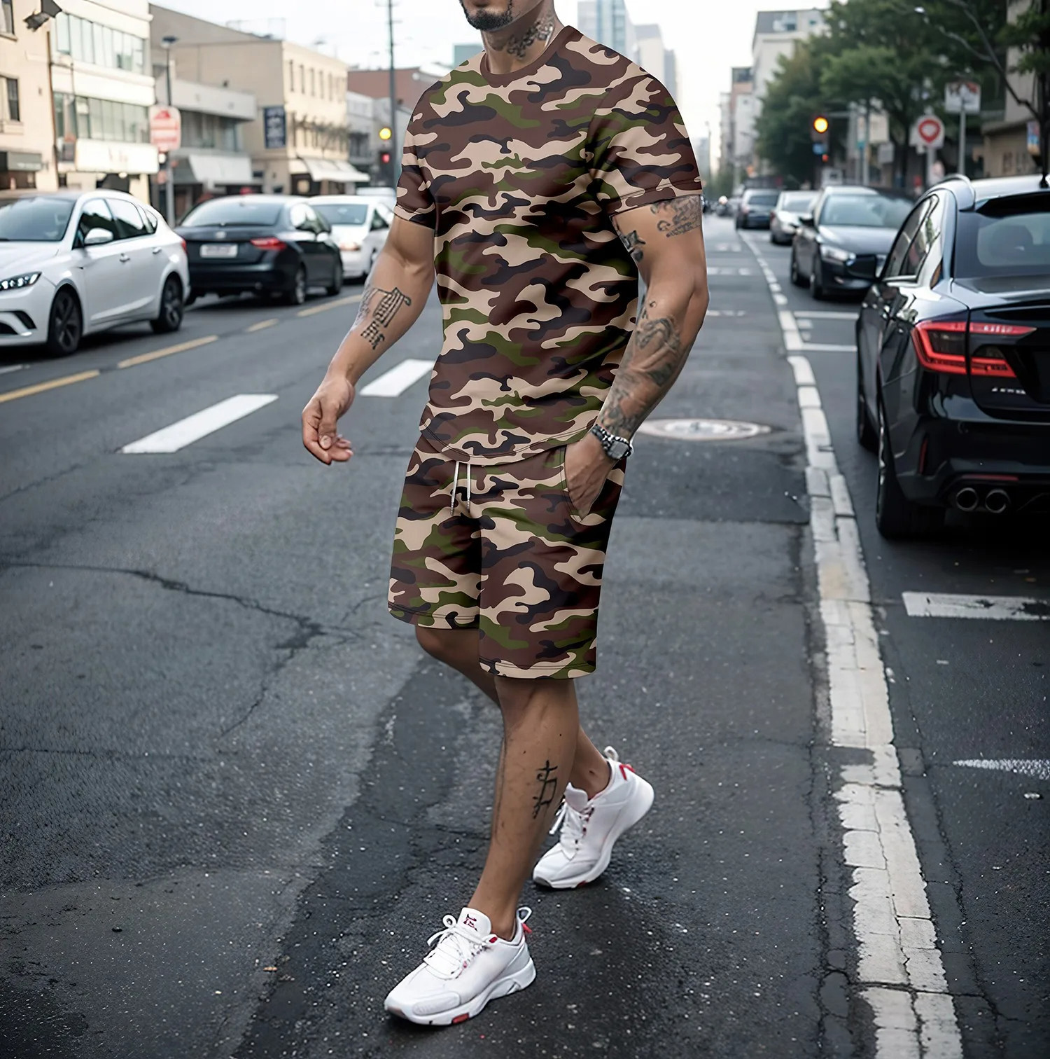 Camouflage Outdoor Tracksuits  - Military Shirt Men 리뷰 및 가격