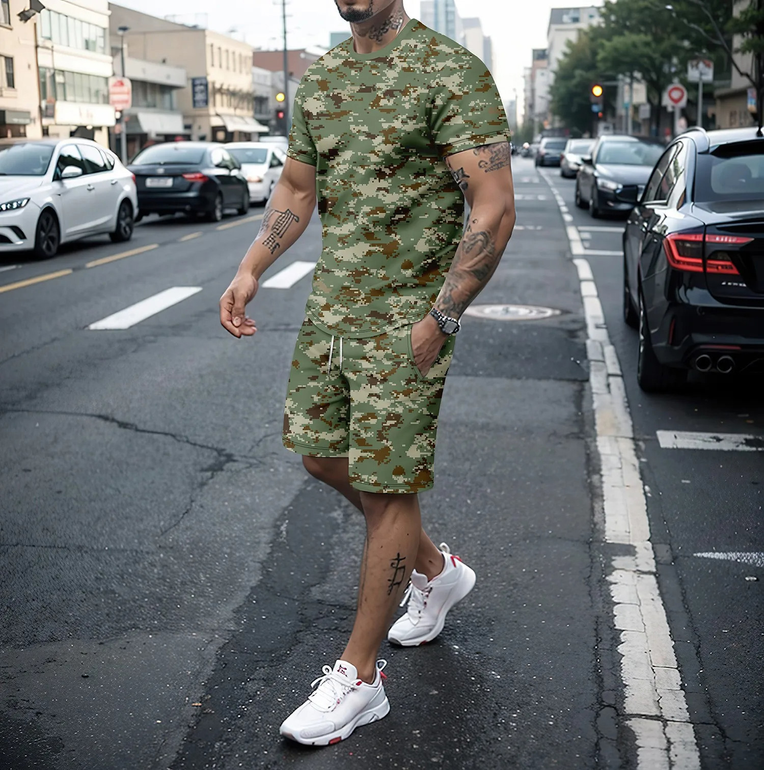 Camouflage Outdoor Tracksuits  - Military Shirt Men 리뷰 및 가격
